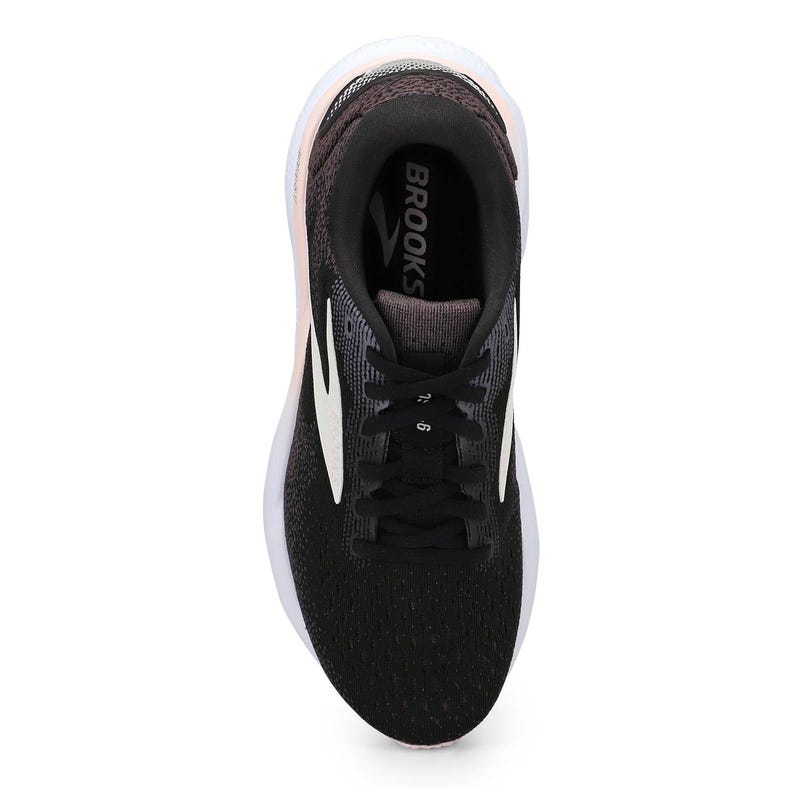 Women's Ghost 16 Lace Up Performance Runner - Black/White/Orchid Ice