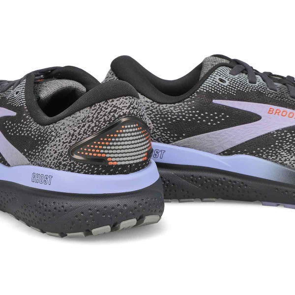 Women's Ghost 16 Lace Up Performance Runner - Ebony/Lavender/Copper