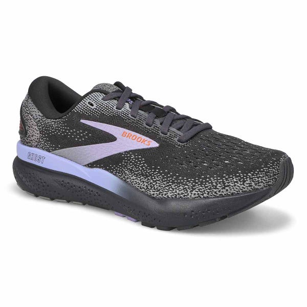 Women's Ghost 16 Lace Up Performance Runner - Ebony/Lavender/Copper