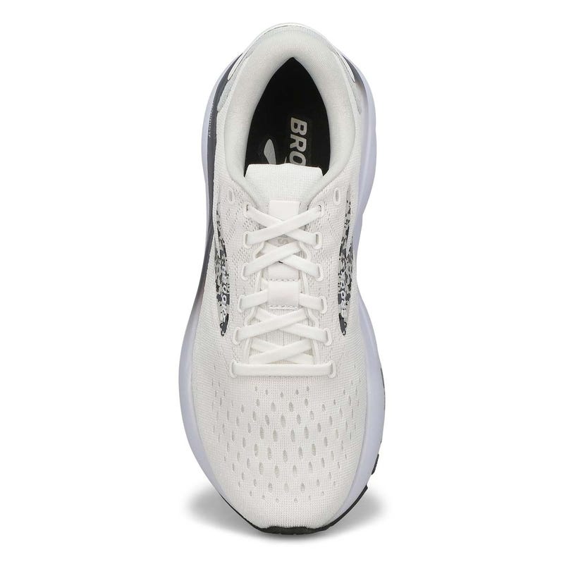 Women's  Ghost 16 Lace Up Performance Runner - White/Oyster/Lava