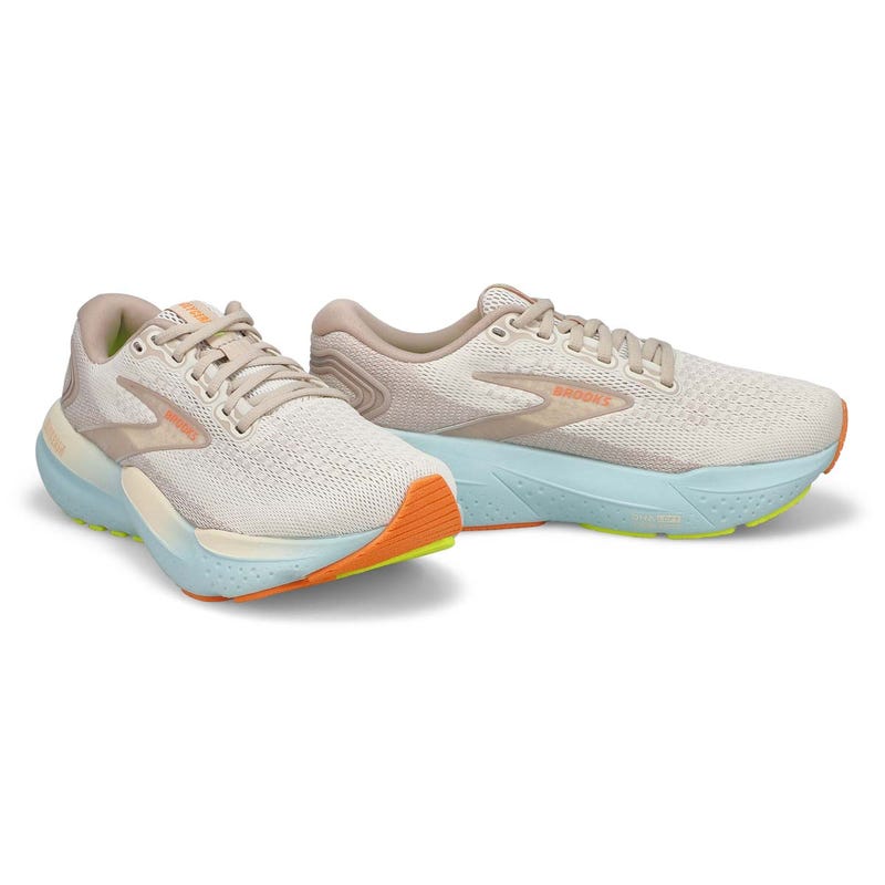 Chaussure de course de performance GLYCERIN 21, noix de coco/aqua/coucher de soleil d'automne, femme