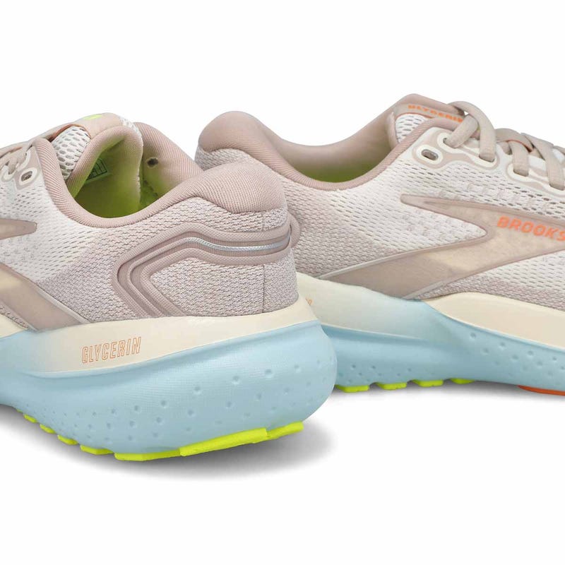 Chaussure de course de performance GLYCERIN 21, noix de coco/aqua/coucher de soleil d'automne, femme