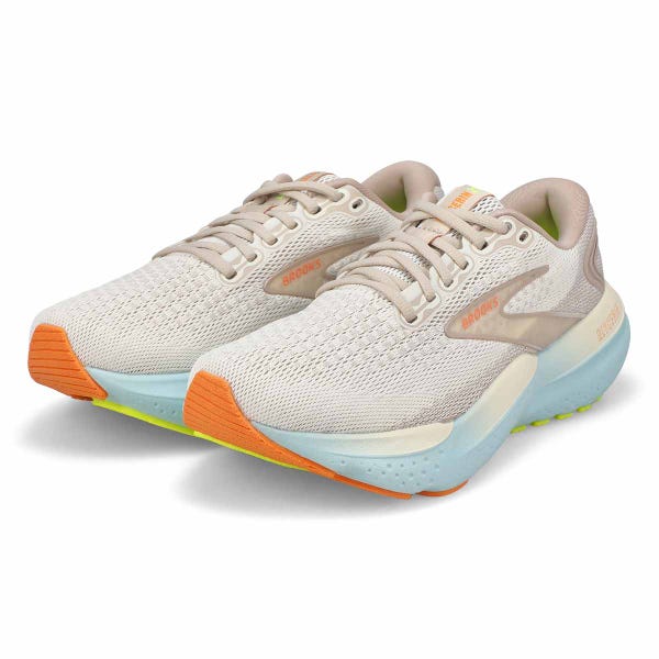 Chaussure de course de performance GLYCERIN 21, noix de coco/aqua/coucher de soleil d'automne, femme