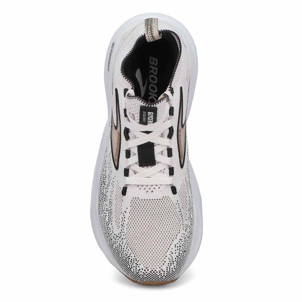 Women's Glycerin StealthFit 21 Lace Up Performance Runner - White/Grey/Black