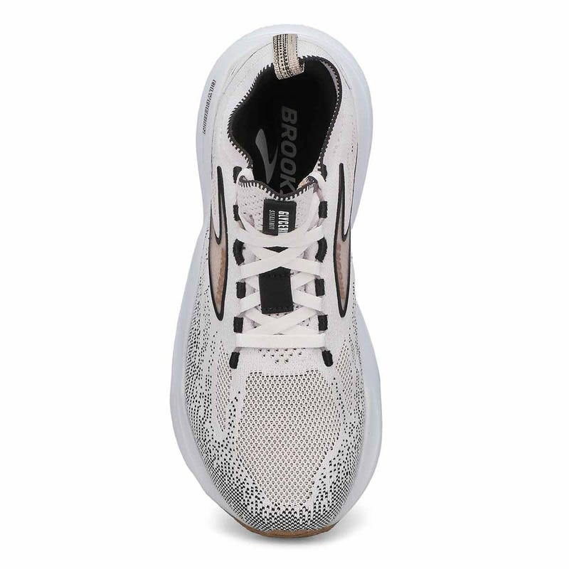 Women's Glycerin StealthFit 21 Lace Up Performance Runner - White/Grey/Black