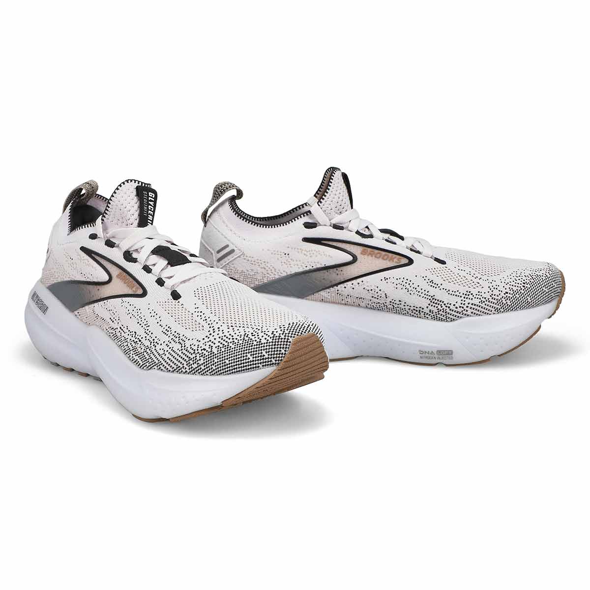Women's Glycerin StealthFit 21 Lace Up Performance Runner - White/Grey/Black