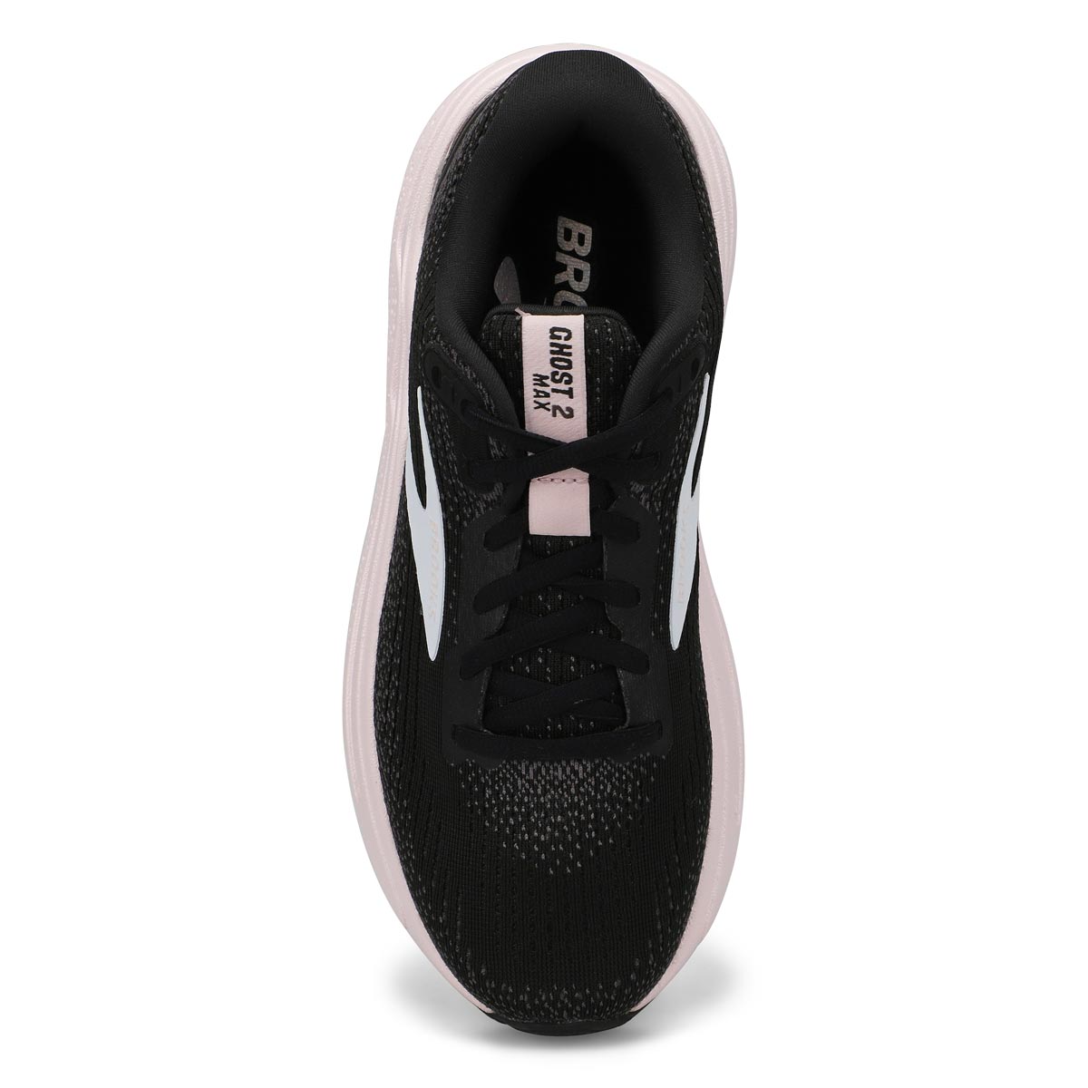 Women's Ghost Max 2 Lace Up Performance Sneaker - Black/White/Orchid Ice