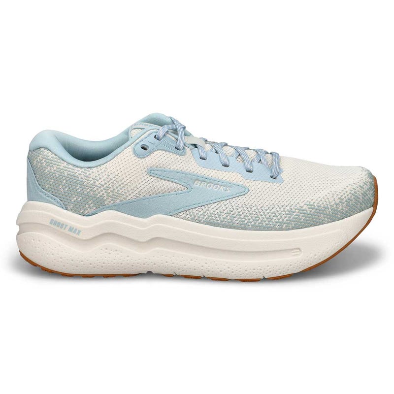 Chaussure de course de performance GHOST MAX 2, lait de noix de coco/ciel d'hiver, femmes