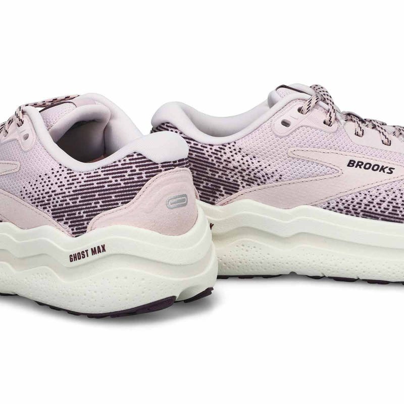 Chaussure de course de performance GHOST MAX 2, glace d'orchidée/prune/noix de coco, femmes