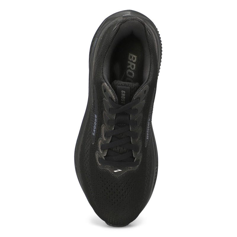 Women's  Ghost 17 Lace Up Performance Sneaker - Black