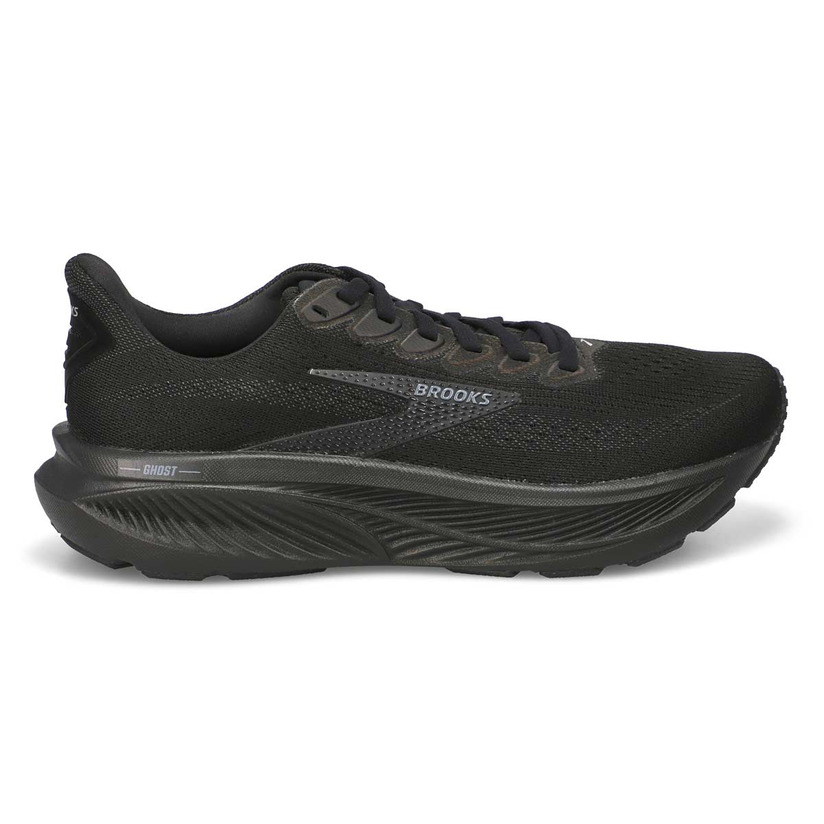 Women's  Ghost 17 Lace Up Performance Sneaker - Black