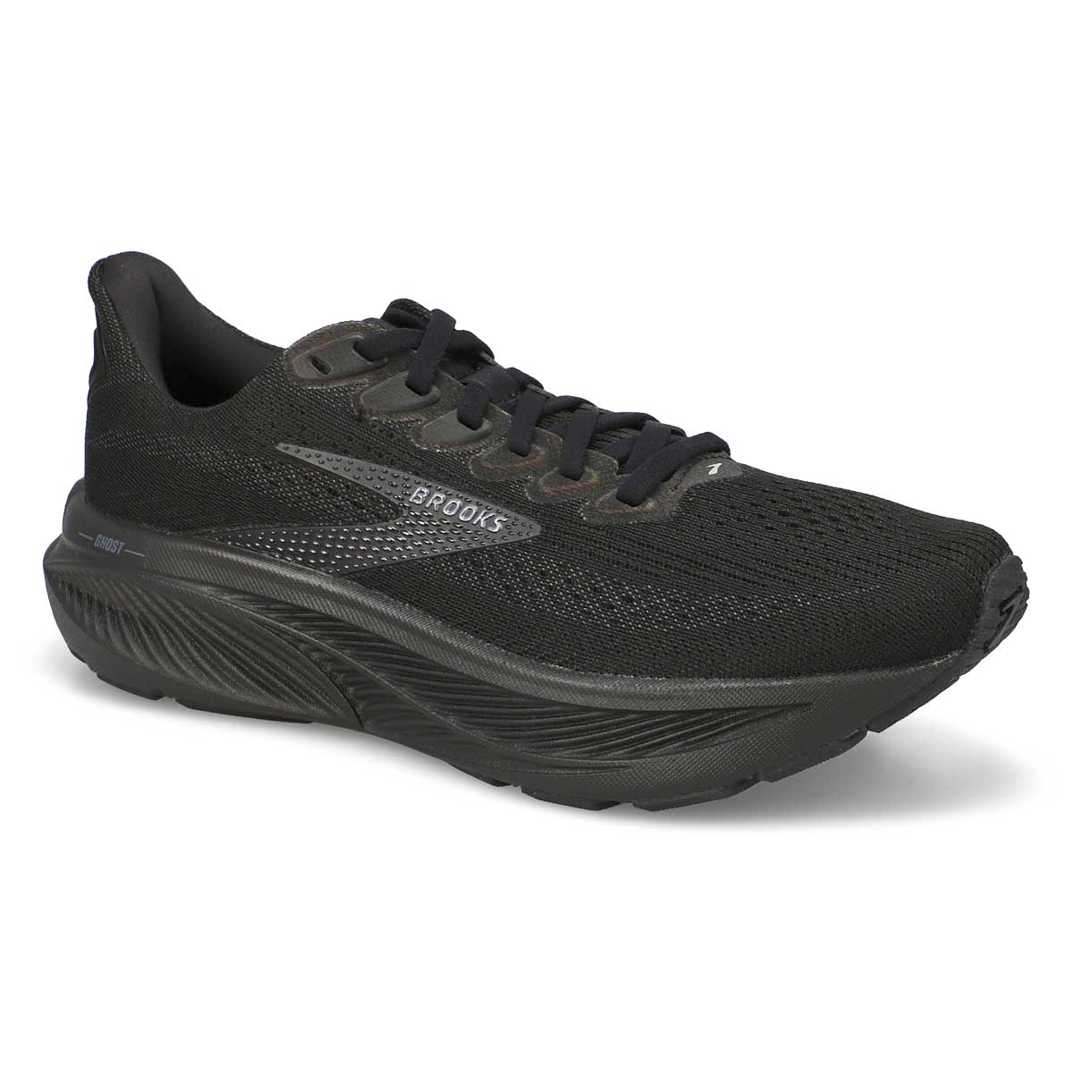 Women's  Ghost 17 Lace Up Performance Sneaker - Black