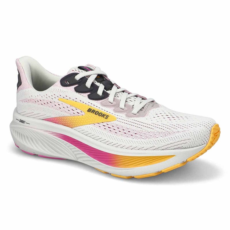 Women's Ghost 17 Lace Up Performance Runner - Oyster