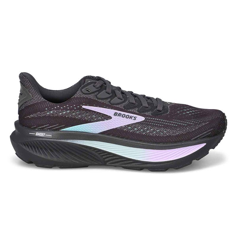 Women's Ghost 17 Lace Up Performance Runner - Grey