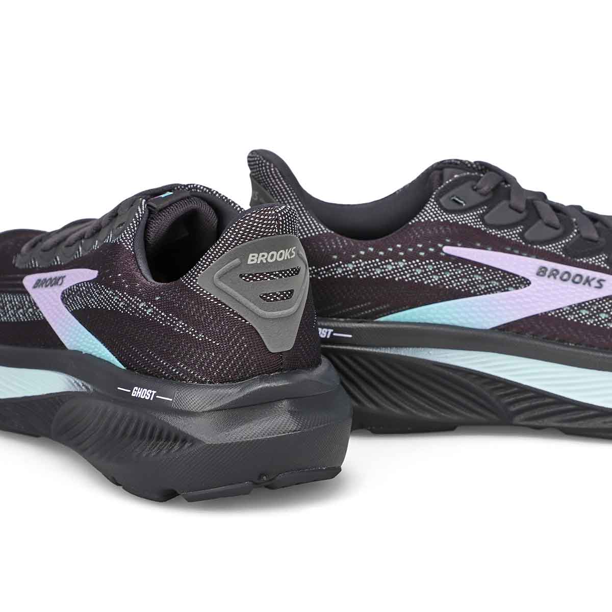 Women's Ghost 17 Lace Up Performance Runner - Grey