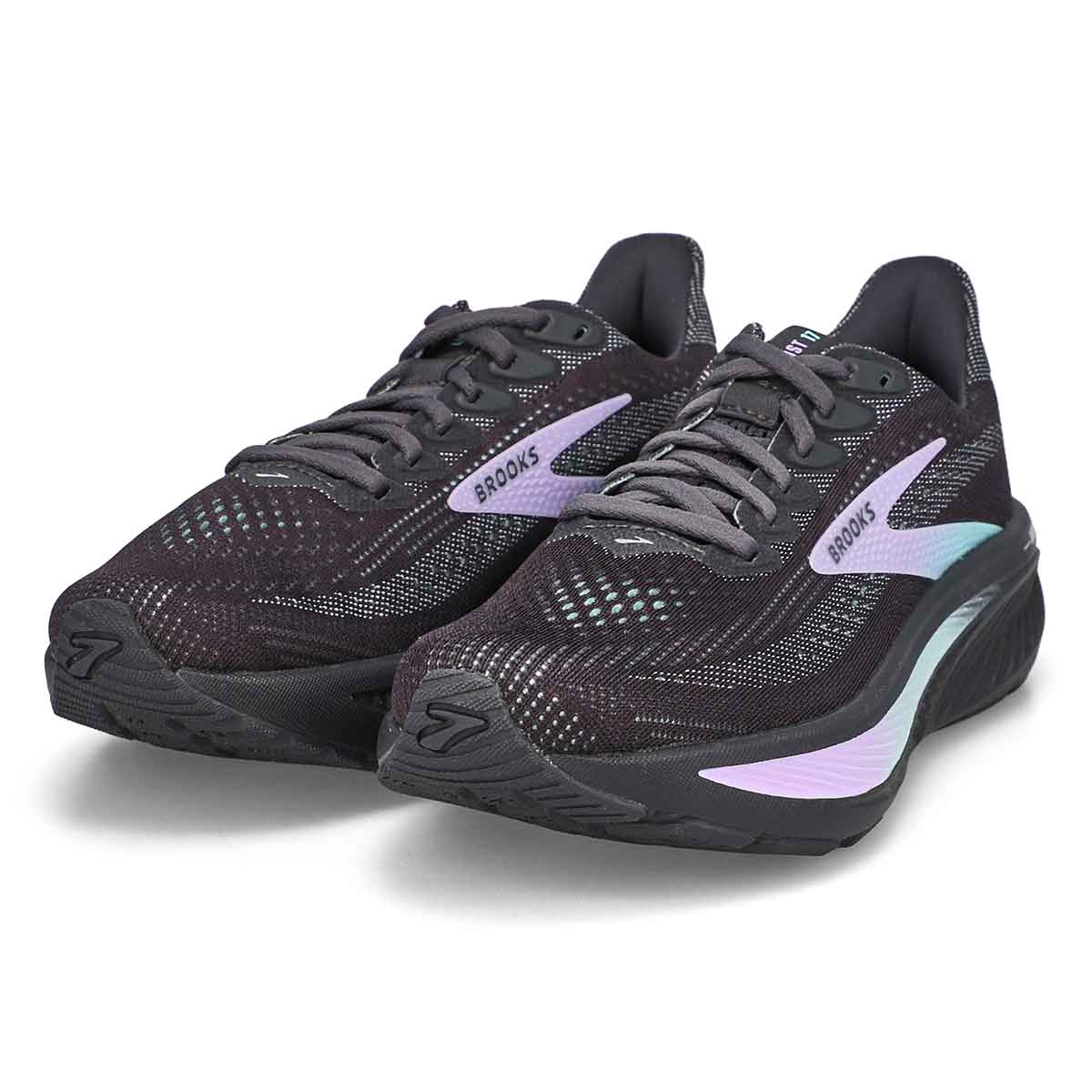 Women's Ghost 17 Lace Up Performance Runner - Grey