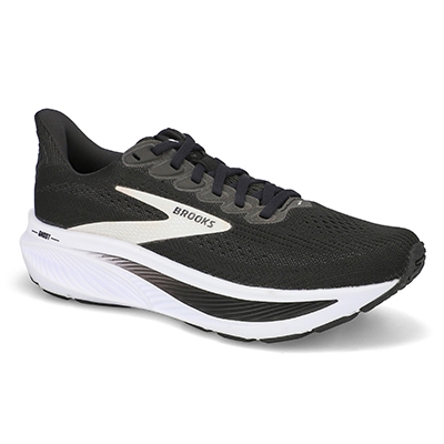 Lds Ghost 17 Lace Up Performance Sneaker - Black
