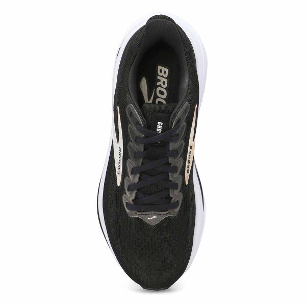 Women's  Ghost 17 Lace Up Performance Runner - Black