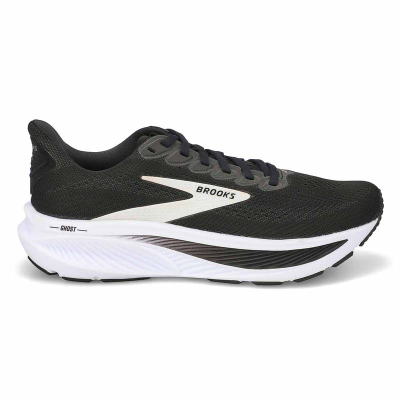 Women's  Ghost 17 Lace Up Performance Runner - Black