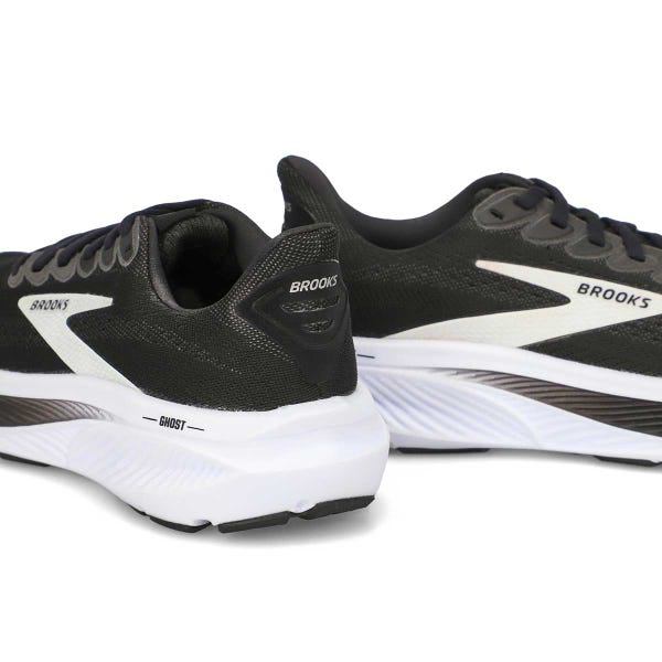 Women's  Ghost 17 Lace Up Performance Runner - Black