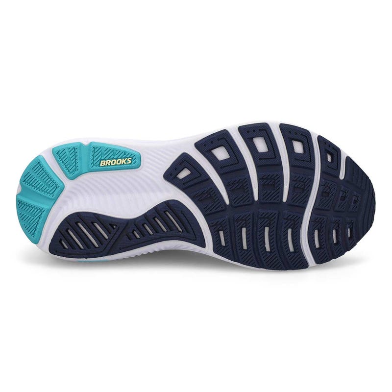 Women's Ghost 17 Lace Up Performance Sneaker -  Navy/Green/Turquoise