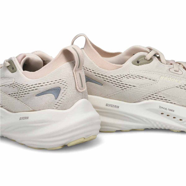 Women's Glycerin 22 Lace Up Performance Runner - Almond Peach/London Fog/Almond