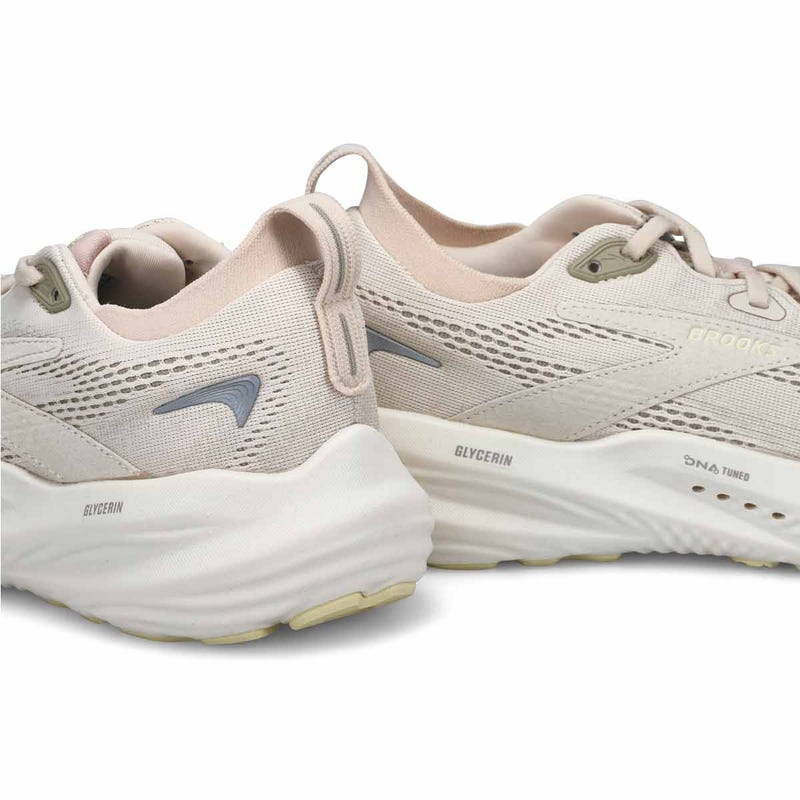 Women's Glycerin 22 Lace Up Performance Runner - Almond Peach/London Fog/Almond