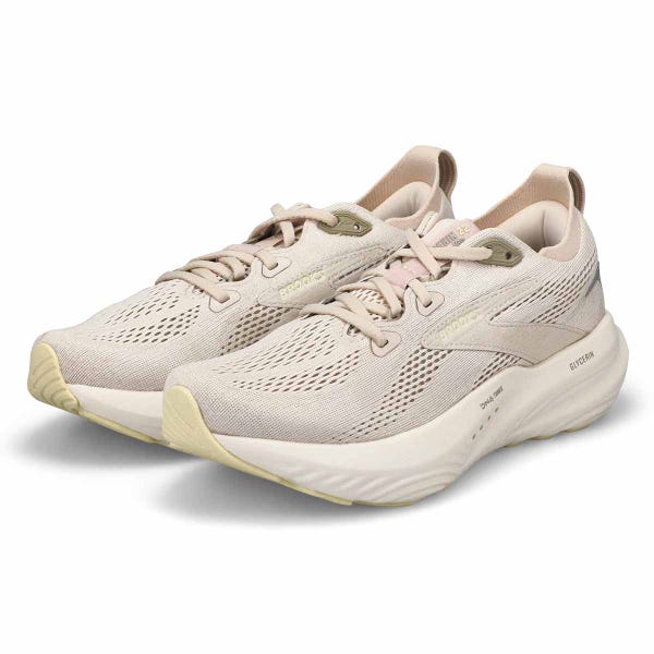 Women's Glycerin 22 Lace Up Performance Runner - Almond Peach/London Fog/Almond