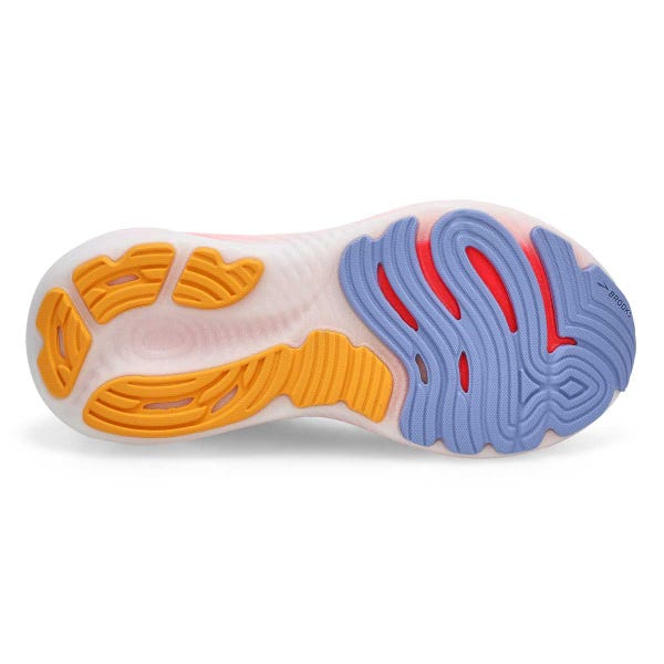 Women's Glycerin 22 Lace Up Performance Sneaker - Black/Blue Heron/Orange