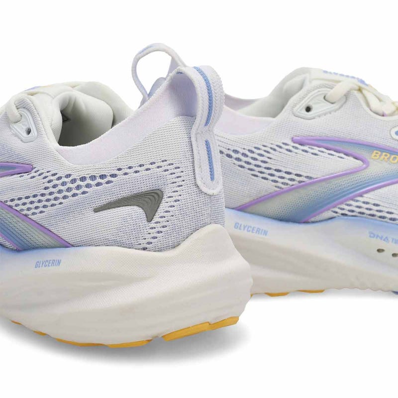 Women's Glycerin 22 Lace Up Performance Sneaker - White/Blue Heron/Apricot