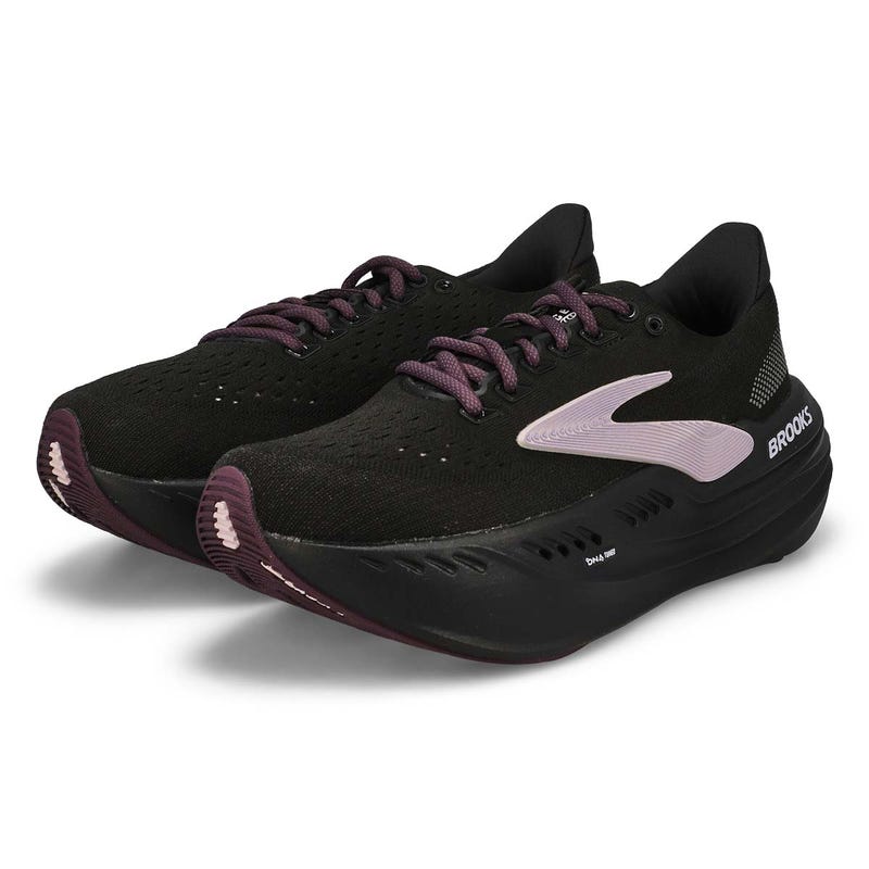 Chaussure de course de performance GLYCERIN MAX, noir/verger/gris glace, femmes