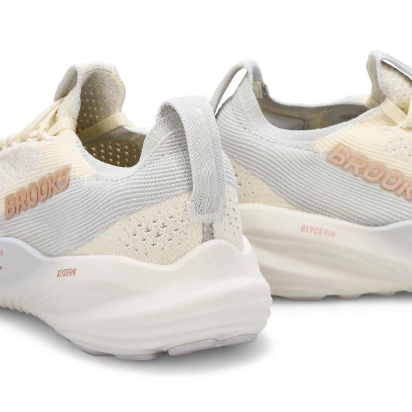 Women's Glycerin Stealthfit 22 Lace Up Performance Sneaker - Coconut/Oyster/Rose