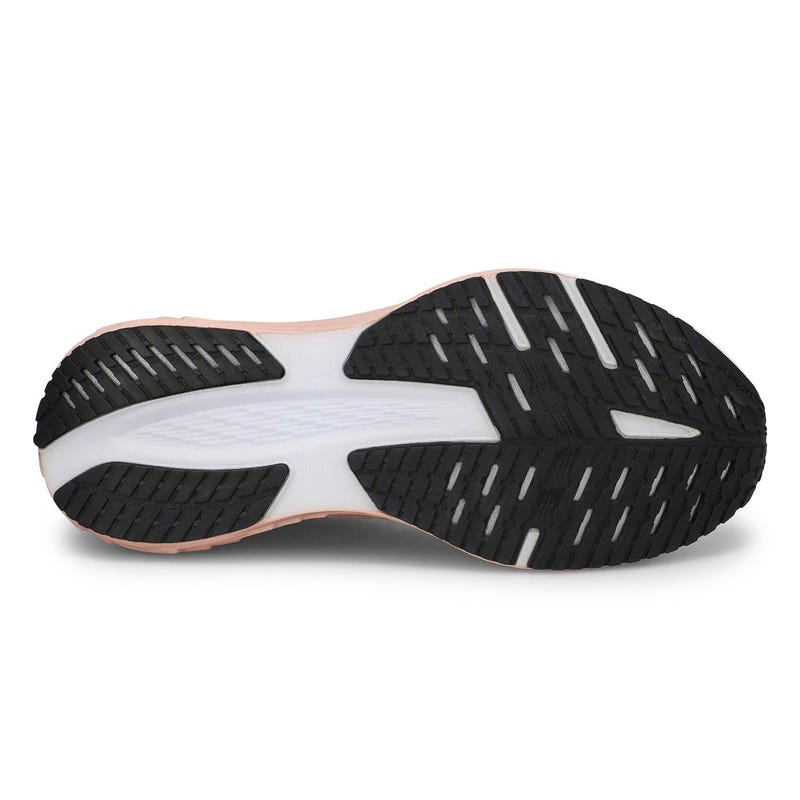 Women's Launch 11 Lace Up Performance Runner - White/Gold/Pink