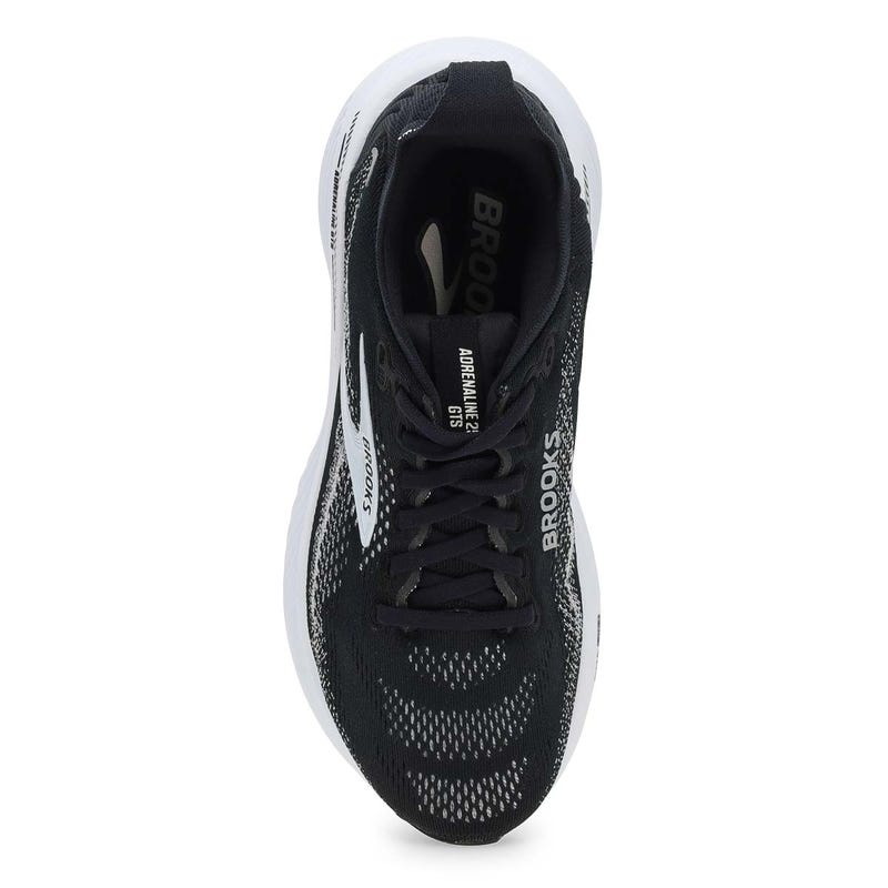 Women's  Adrenaline GTS 25 Lace Up Wide Performance Sneaker - Black/Grey/White