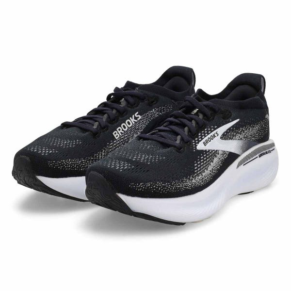 Women's  Adrenaline GTS 25 Lace Up Wide Performance Sneaker - Black/Grey/White