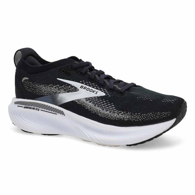 Women's  Adrenaline GTS 25 Lace Up Wide Performance Sneaker - Black/Grey/White