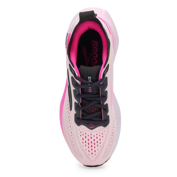 Women's Glycerin 23 Lace Up Performance Sneaker - White/Phantom/Cyber Pink