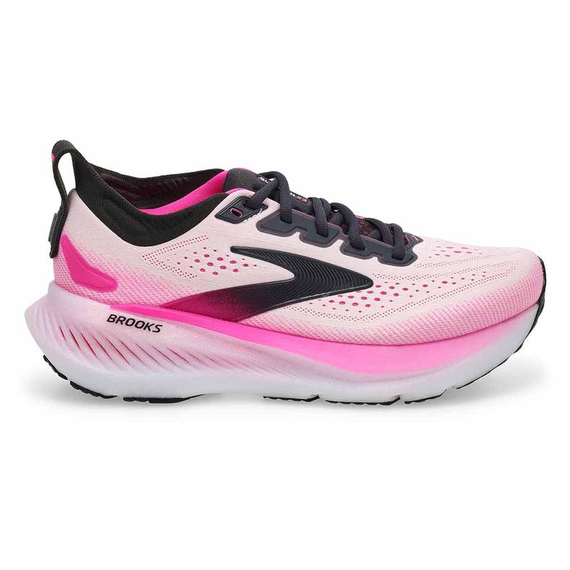 Women's Glycerin 23 Lace Up Performance Sneaker - White/Phantom/Cyber Pink