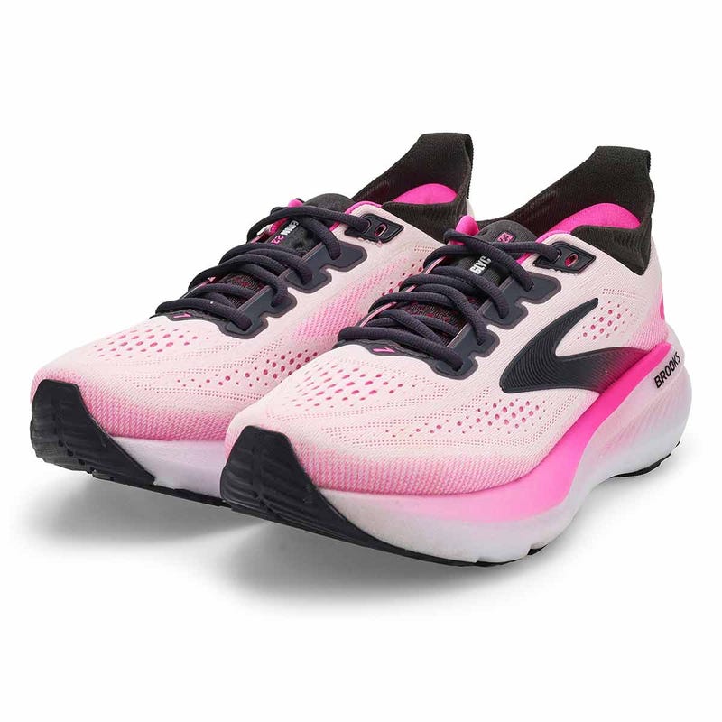 Women's Glycerin 23 Lace Up Performance Sneaker - White/Phantom/Cyber Pink