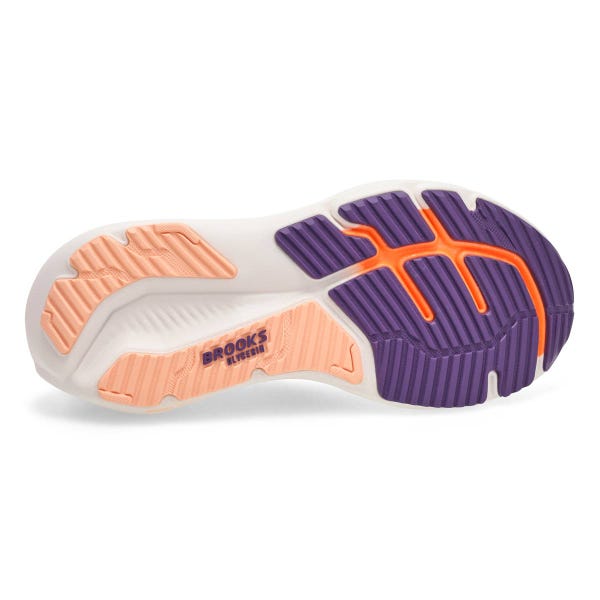 Women's Glycerin 23 Lace Up Performance Sneaker - White/Mulled Grape/Clear