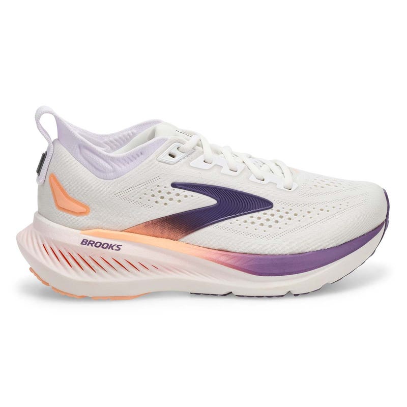 Women's Glycerin 23 Lace Up Performance Sneaker - White/Mulled Grape/Clear