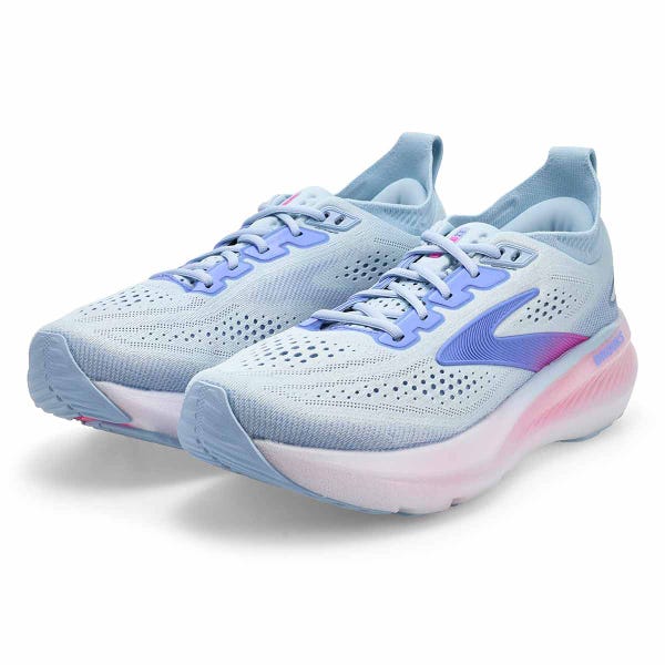 Women's  Glycerin 23 Lace Up Performance Sneaker - Skyway/Blazing Bell/Pink