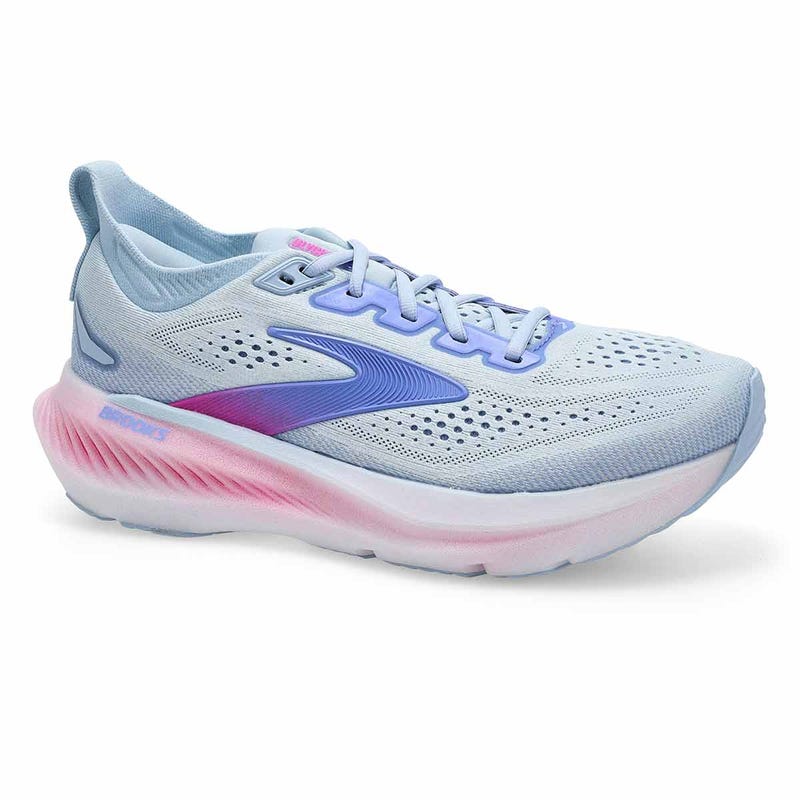 Women's  Glycerin 23 Lace Up Performance Sneaker - Skyway/Blazing Bell/Pink