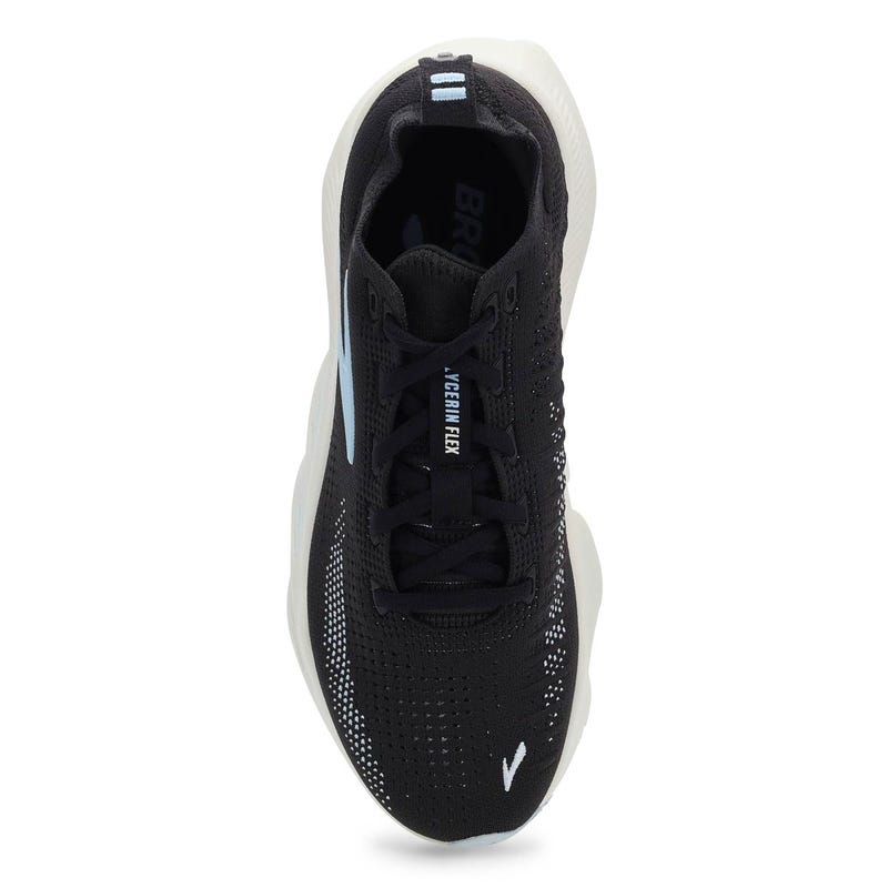 Espadrille de performance Glycerin 20 à lacets pour femmes - Noir/Bleu