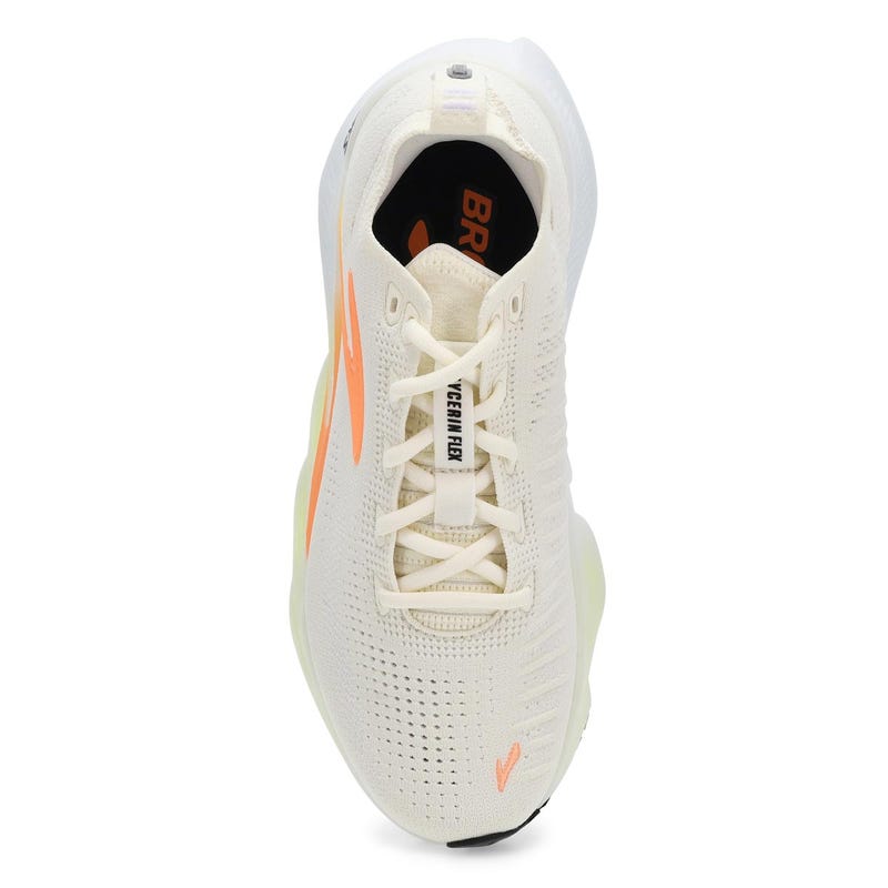 Espadrille de performance Glycerin Flex à lacets pour femmes – Blanc/Pêche/Nightlife