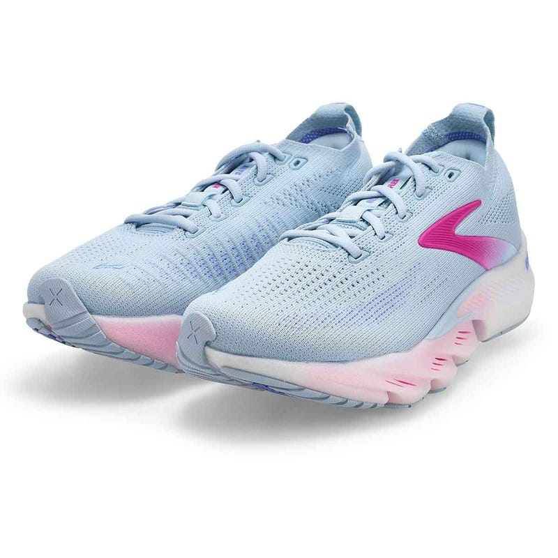 Baskets de performance à lacets GLYCERIN FLEX, bleu ciel/rose cyber/campanule, femmes