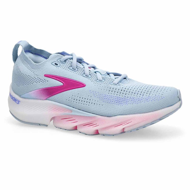 Baskets de performance à lacets GLYCERIN FLEX, bleu ciel/rose cyber/campanule, femmes