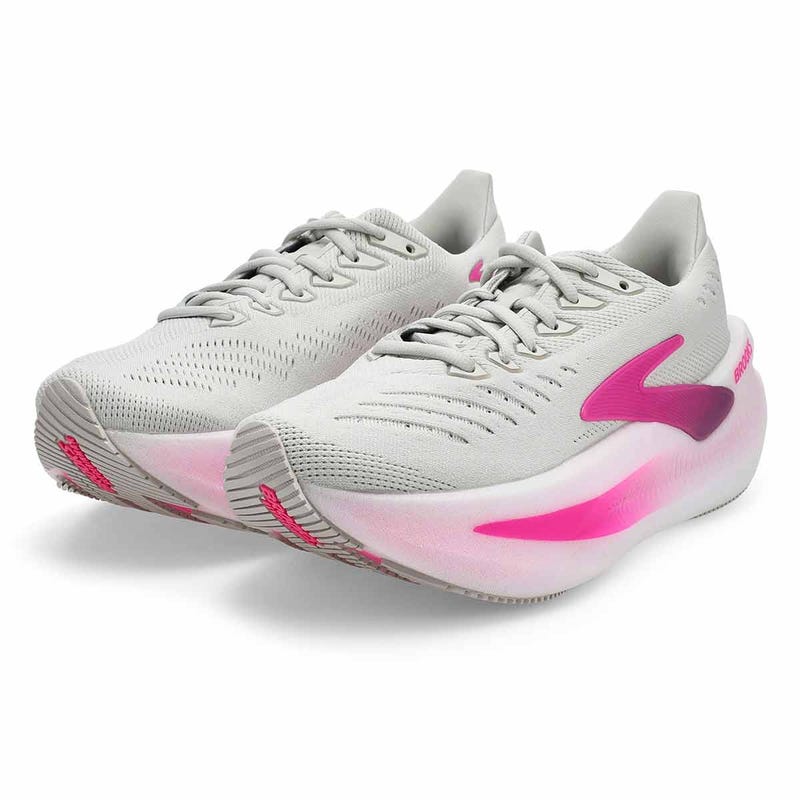 Women's Glycerin Max 2 Lace Up Performance Sneaker - Oyster/Argyle/Cyber Pink