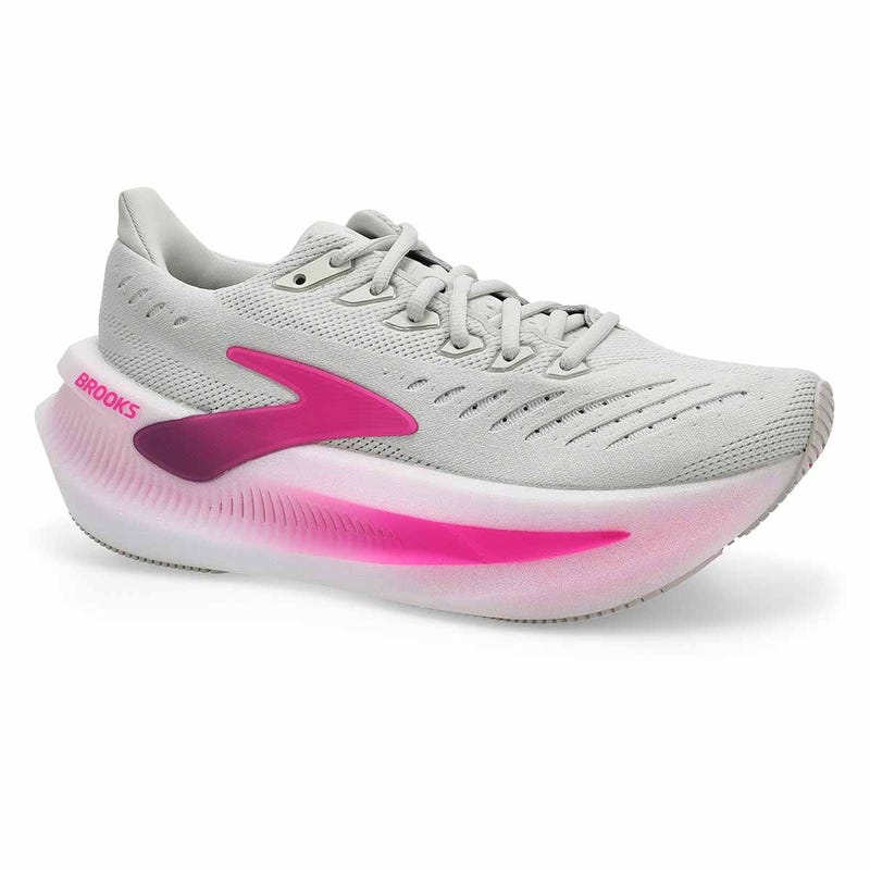 Women's Glycerin Max 2 Lace Up Performance Sneaker - Oyster/Argyle/Cyber Pink