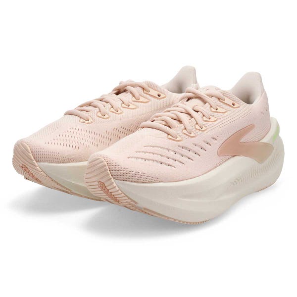 Espadrille de course à lacets Glycerin Max 2 pour femmes – Morganite/Vert paradis/Transparent